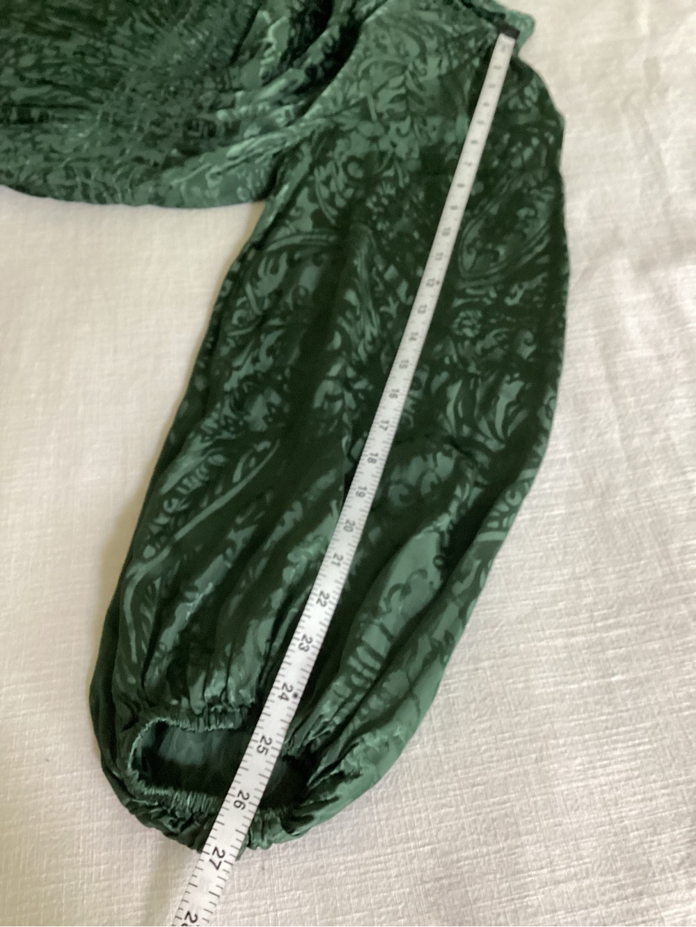 Anthropologie The Somerset Maxi Dress Mock-Neck Edition Small Green Tiered - Picture 15 of 16